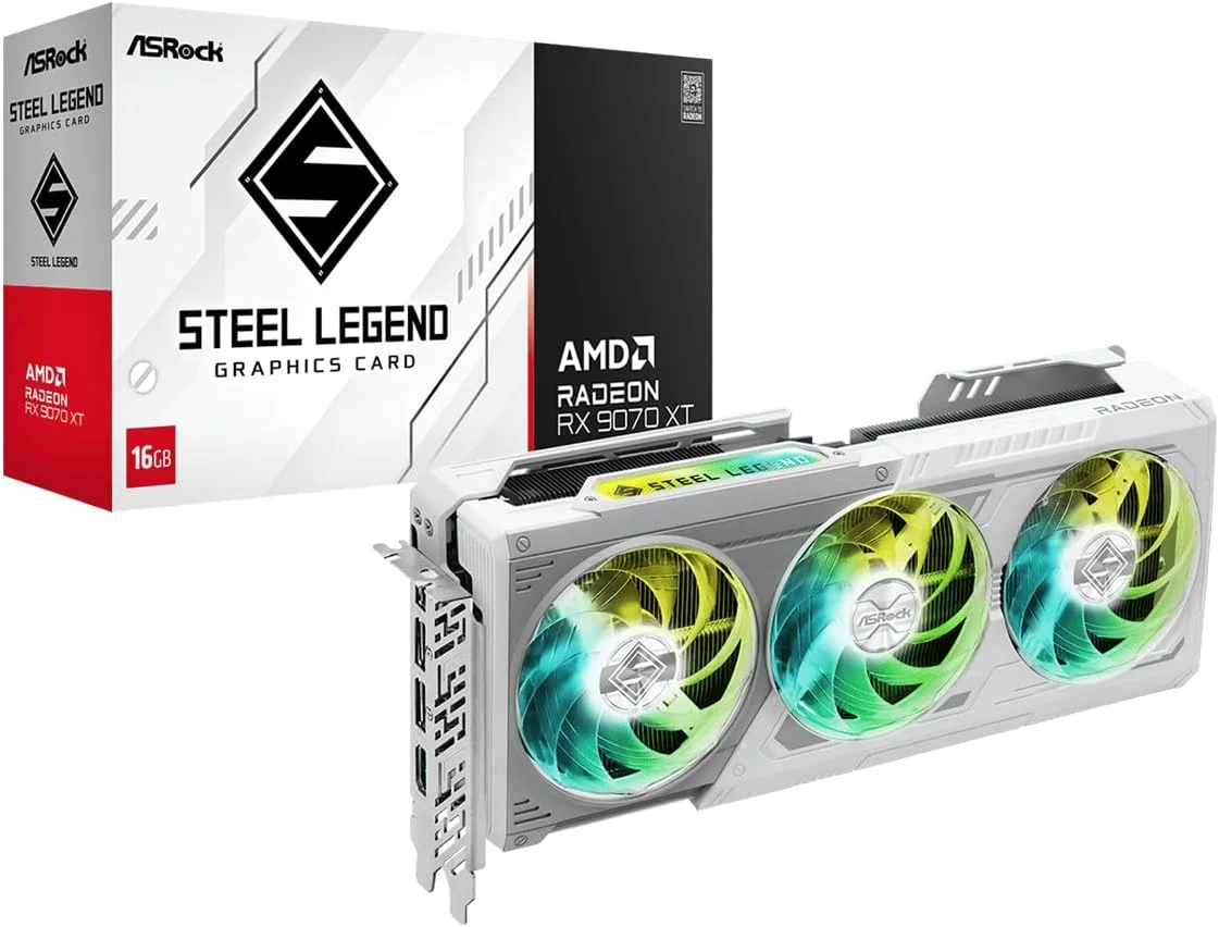 Tarjeta gráfica ASRock Steel Legend RX 9070 XT